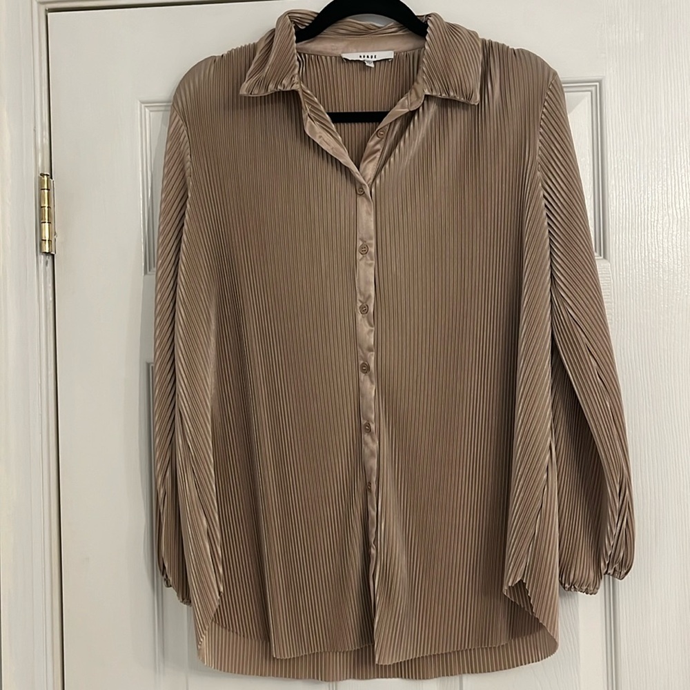 Ro & de plisse shirt